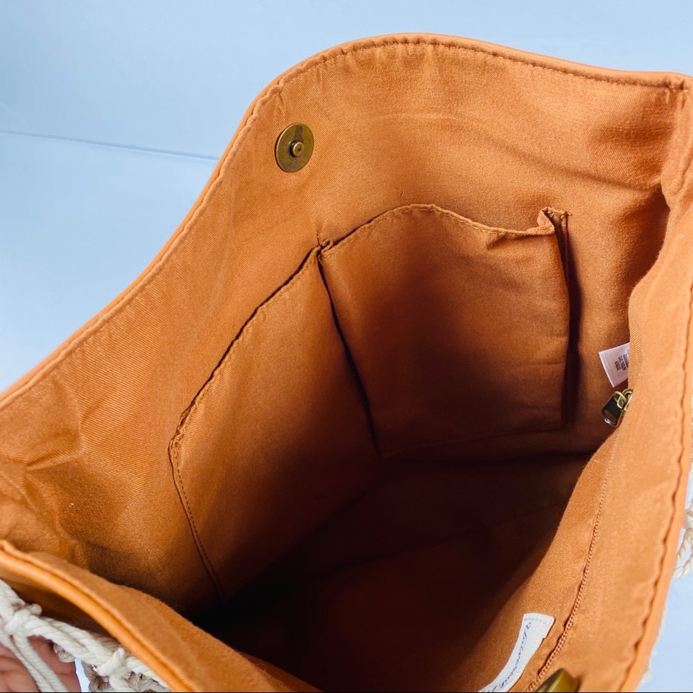 Universal Thread | Brown & White String Purse - image 6